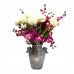 Antique Type Pottery Planter Flower Vase For Home Decoration Aged Look for Antique Collection Blue  - LKANTIQUEV04