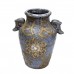 Antique Type Pottery Planter Flower Vase For Home Decoration Aged Look for Antique Collection Blue  - LKANTIQUEV04