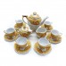 Ceramic Traditional Tea Serving Set 15 Pc Set - LKJTA1