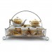 Ceramic Traditional Tea Serving Set 15 Pc Set - LKJTA1