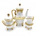 China vintage Iridescent Footed Gold Cut-out Tea Cup Set - LKJW-TS04