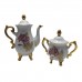 China vintage Iridescent Footed Gold Cut-out Tea Cup Set - LKJW129