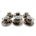 Ceramic Traditional Tea Serving Set 15 Pc Set - LKJW20242