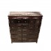 Solid Rosewood 25 Drawer CD Cabinet Inlaid with Mother of Pearls in Mahogany Finish