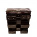 Solid Rosewood 25 Drawer CD Cabinet Inlaid with Mother of Pearls in Mahogany Finish