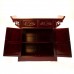 LK 20/000211/3.5 Rosewood Altar Cabinet 2 Drawer 2 Door with Inlaid Mother of Pearls Mahogany Finish