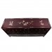 LK11/000354A Rosewood 72" Buffet 4 Drawer 4 Door St. Leg Inlaid with Mother of Pearls in Mahagony Finish