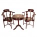 Rosewood 3 Pcs Corner Chair 