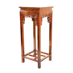Square Flower Stand Longlife Design With Mother of Pearls Natural Finish