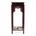 Square Flower Stand Longlife Design With Mother of Pearls Mahagony Finish