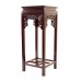 Square Flower Stand Longlife Design With Mother of Pearls Mahagony Finish