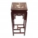 Square Flower Stand Longlife Design With Mother of Pearls Mahagony Finish