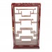 LK96/0001 /3.5 Wall Hanging Curio Cabinet Mop with Mahogany Finish