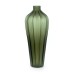 Carved Glass Vase, Grey, Large - A20017