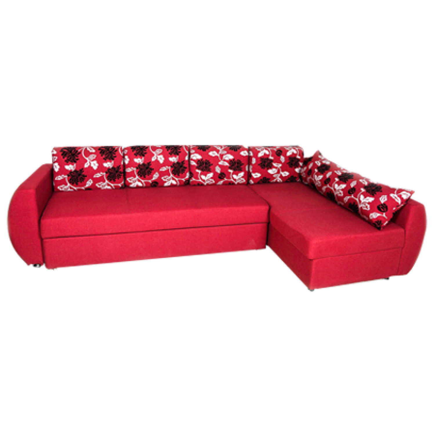 L Shape 5 Seater Fabric Corner Sofa