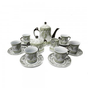 Ceramic Traditional Tea Serving Set 15 Pc Set - LKJT-TS02