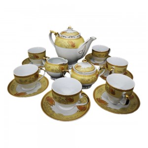 Ceramic Traditional Tea Serving Set 15 Pc Set - LKJT-TS01