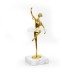 Brass Ballet Dancer w/ Marble Base - A21064