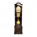 Rosewood Grandfather Clock With 3 Side Glass Cabinet  Dark Cherry LK94-000454