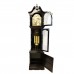 Rosewood Triple Chime Grandfather Clock With Bottom Cabinet Dark Red Cherry  LK94-00144A