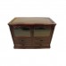 Rosewood TV Console Dark Red Cherry Finish FS-G864