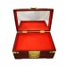 Oriental Rosewood jewelry Box with Mirror Top and Drawers for Jewels 
