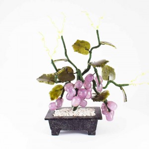 Beautiful Vintage Chinese Jade Grape Vine Bonsai Tree YJH-GRPS05