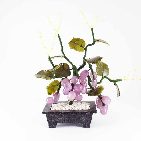 Beautiful Vintage Chinese Jade Grape Vine Bonsai Tree YJH-GRPS05
