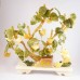 Handmade Artificial Jade Feng Shui Gold Ingot Money Tree Bonsai Hardstone Gemstone Decor YJH-MT01