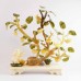 Handmade Artificial Jade Feng Shui Gold Ingot Money Tree Bonsai Hardstone Gemstone Decor YJH-MT01