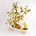 Handmade Artificial Jade Feng Shui Gold Ingot Money Tree Bonsai Hardstone Gemstone Decor YJH-MT01