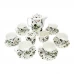 Ceramic Modern Stylish Printed Tea Serving Set 15 Pc Set  LKJT-CF01