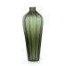 Carved Glass Vase, Grey, Large - A20017